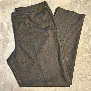 Lafayette 148 New York Women's Cropped Bleecker Wool Blend Dress Pants Size 16